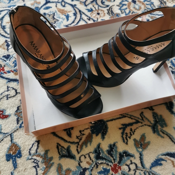 Amaranti black dress shoes - Picture 7 of 11